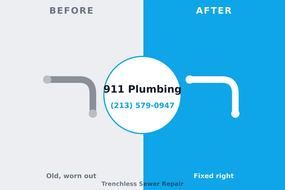 Before and after: plumbing repair Clayton, NC